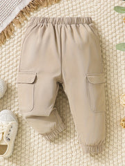 Toddler Baby Boy Cargo Pants With Pockets
