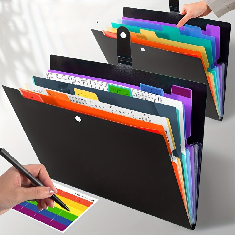 Accordion File Holder Organizer A4 Letter Size Paper Document Receipt Organizer