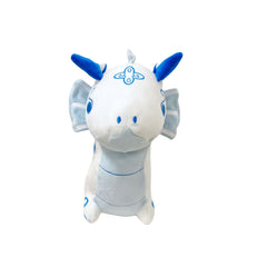 Chinese Loong Plush Doll & Porcelain Dragon Stuffed Animal