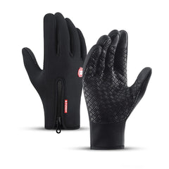 Winter Men's Gloves Touchscreen Sport Fishing Skiing Cycling Snowboard Zipper