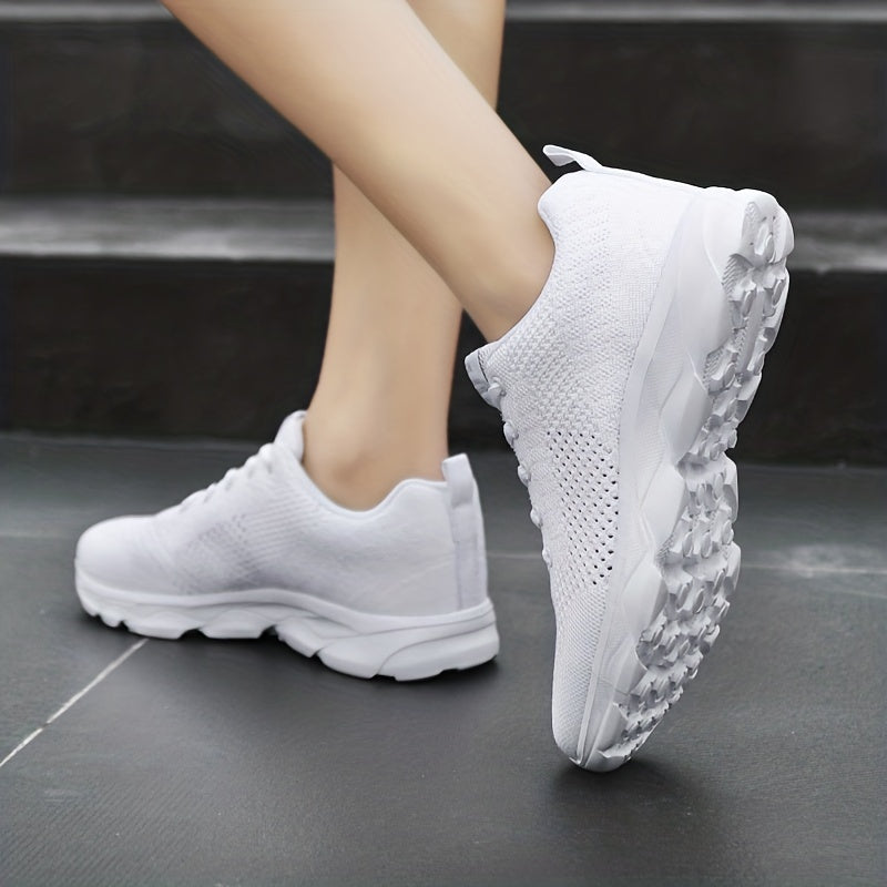 Women's Lace-Up Running Shoes Lightweight Breathable Comfort