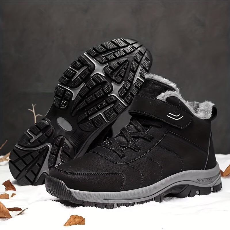 Men's Winter Snow Boots Fleece Lined Non-Slip Sports Shoes