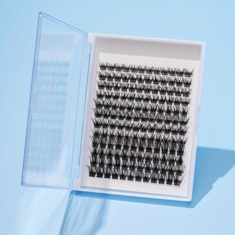 144 Mini Lash Clusters Soft Natural Look 10-14mm DIY Eyelash Extensions