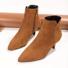 Women's Stiletto Heel Ankle Boots Point Toe Boots