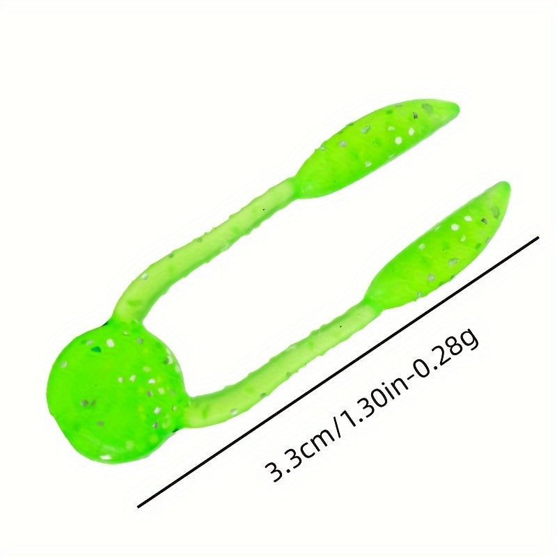 20pcs 3 Floating Soft Bait Fishing Lure TPE Material Outdoor Fishing