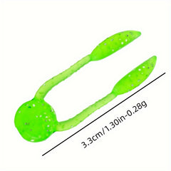 20pcs 3 Floating Soft Bait Fishing Lure TPE Material Outdoor Fishing