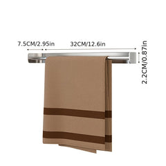 Wall Mounted Kitchen Paper Towel Holder Stainless Steel Rack