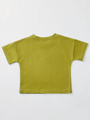 Baby Boys Ice Cream Patch Short Sleeve T-shirt for Summer