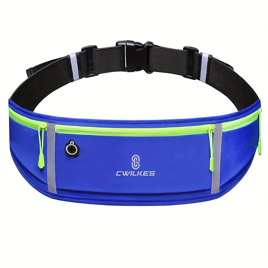 3-Pocket Waterproof Sports Fanny Pack - Phone Storage Bag for Outdoor Activities