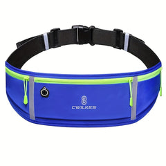 3-Pocket Waterproof Sports Fanny Pack - Phone Storage Bag for Outdoor Activities