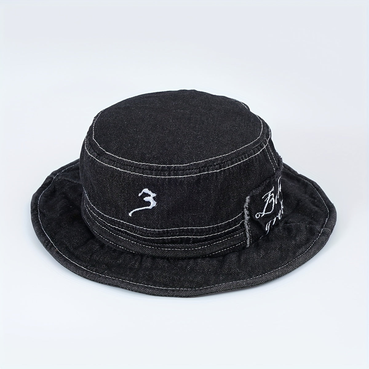 Denim Washed Bucket Hat Cotton Sun Protection Fisherman Hat
