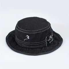 Denim Washed Bucket Hat Cotton Sun Protection Fisherman Hat