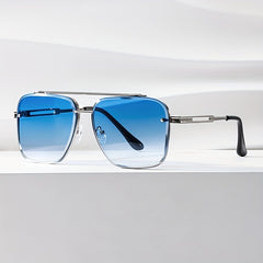 Men's Retro Large Frame UV Protection Sunglasses
