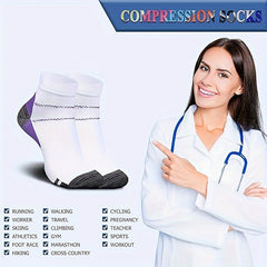 Men's Mid Crew Sport Socks Compression Sweat Absorbing Nylon Breathable Socks