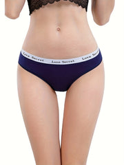 6pcs Cat Pattern Hipster Panties Women's Lingerie