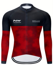 Men's Zip Up Cycling Jersey for Biking & Riding