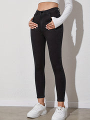 High Waist Skinny Jeans High Rise Slim Fit High Stretch Pencil Denim Pants