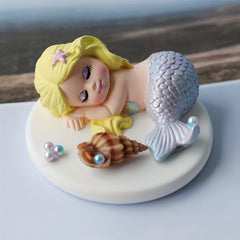 Mermaid Silicone Mold 3D Mermaid Princess Craft Art Resin Mold DIY Candle Molds