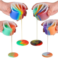 Fluid Art Split Cup 4 Pcs Reusable Silicone Split Pouring Cup