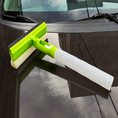 Dual Use Spray Water Scrub Brush - Clean Car Boat Windows