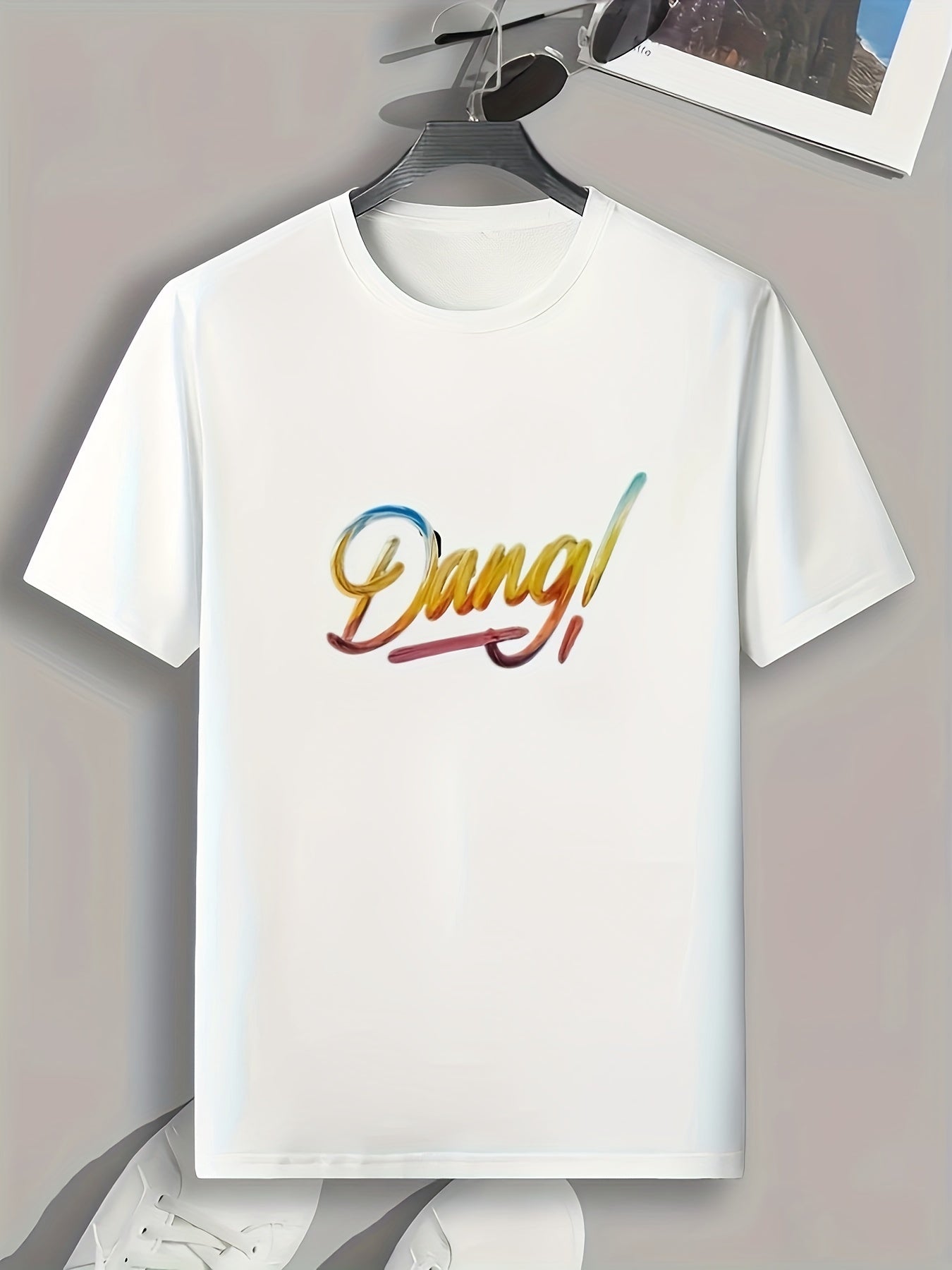 Dang Men's Graphic T-shirt for Summer