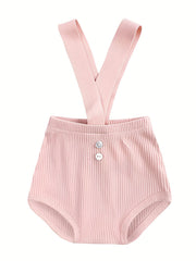 Infant Cotton Suspender Pants Boys Girls