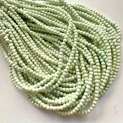 92pcs 4MM Turquoise Beads DIY Round Stone Beads Small Beads For Jewelry Making