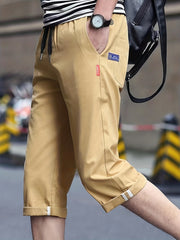 Men's Summer Breathable Drawstring Capris