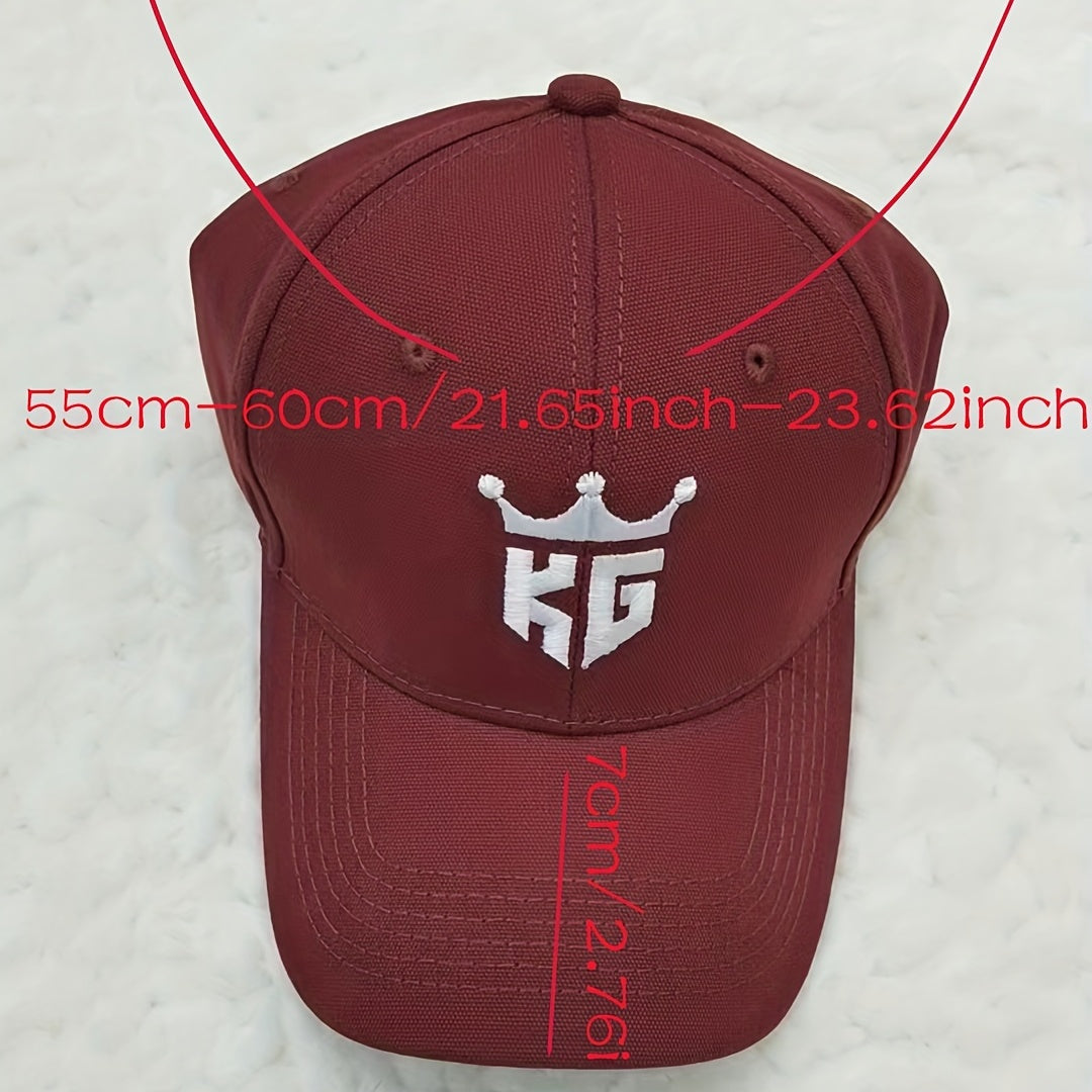 Cotton Crown KG Embroidery Men's Baseball Cap