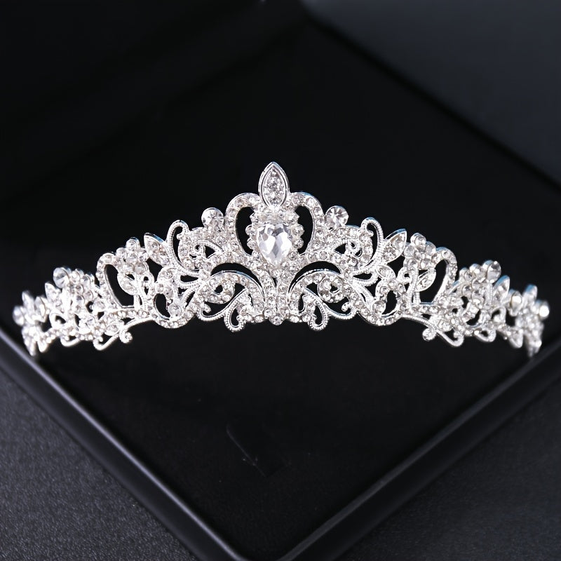 Baroque Crystal Bridal Tiara Crown Rhinestone Hair Accessories