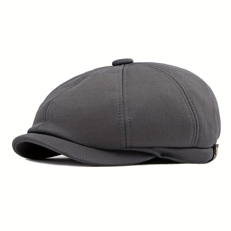 Retro Octagonal Cap Casual Cap for Men