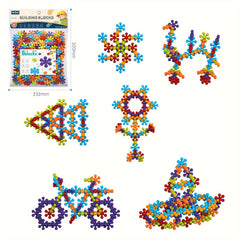 150pcs 3D Heart Shaped Building Blocks Kids' Educational Puzzle Stacking Blocks