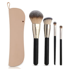 Silicone Makeup Brush Holder Travel Case Compact Organizer Pouch