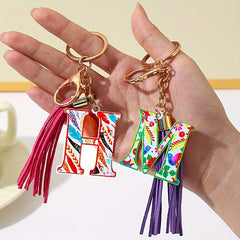 English Alphabet Keychain Pendant for Keys Backpacks Wallets