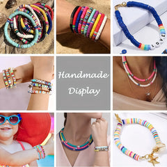 6000pcs Children's DIY Soft Clay Set for Bracelet Necklace Making