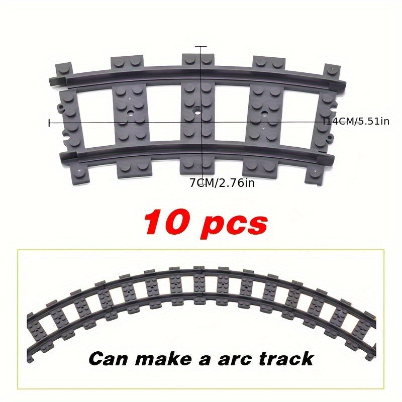 Building Block Train Track Assembly Toy - Track Accessories Set