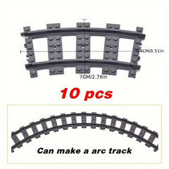 Building Block Train Track Assembly Toy - Track Accessories Set