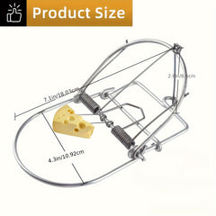 1pc Reusable Metal Mouse Trap Safe & Reliable Large Clip Rodent Trap