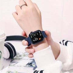 LED Electronic Watch Block Digital Student's Watch