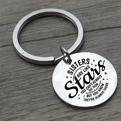 Sisters Like Stars Keychain Pendant Decoration for Car Backpacks Wallets