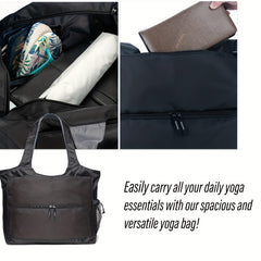 Large Capacity Sports Fitness Bag Yoga Mat Storage Bag