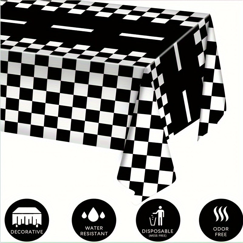 Disposable Car Tablecloth Birthday Party Supplies Racing Party Decoration