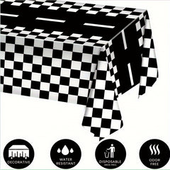 Disposable Car Tablecloth Birthday Party Supplies Racing Party Decoration