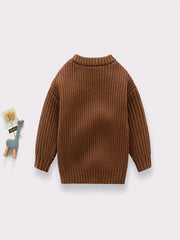 Baby Knit Sweater Pullover Top for Winter