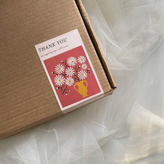 Colorful Sealing Sticker Box Labels 50pcs