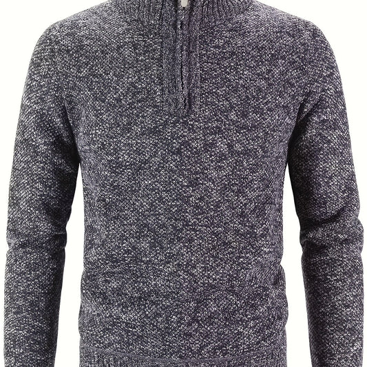 Men's Soft Touch Quarter Zip Thermal Jumper