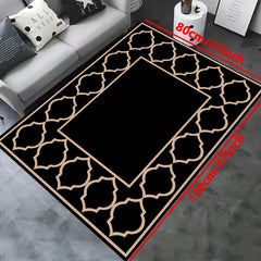 Anti Slip Indoor/Outdoor Area Rug Low Pile Easy Maintenance