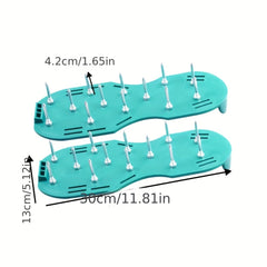 Lawn Inflatable Shoes Aerator Sandals with 2 Straps