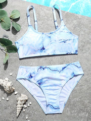 Girls 2pcs Bikini Swimsuit Set Top Comfy Bathing Suit Summer Gift