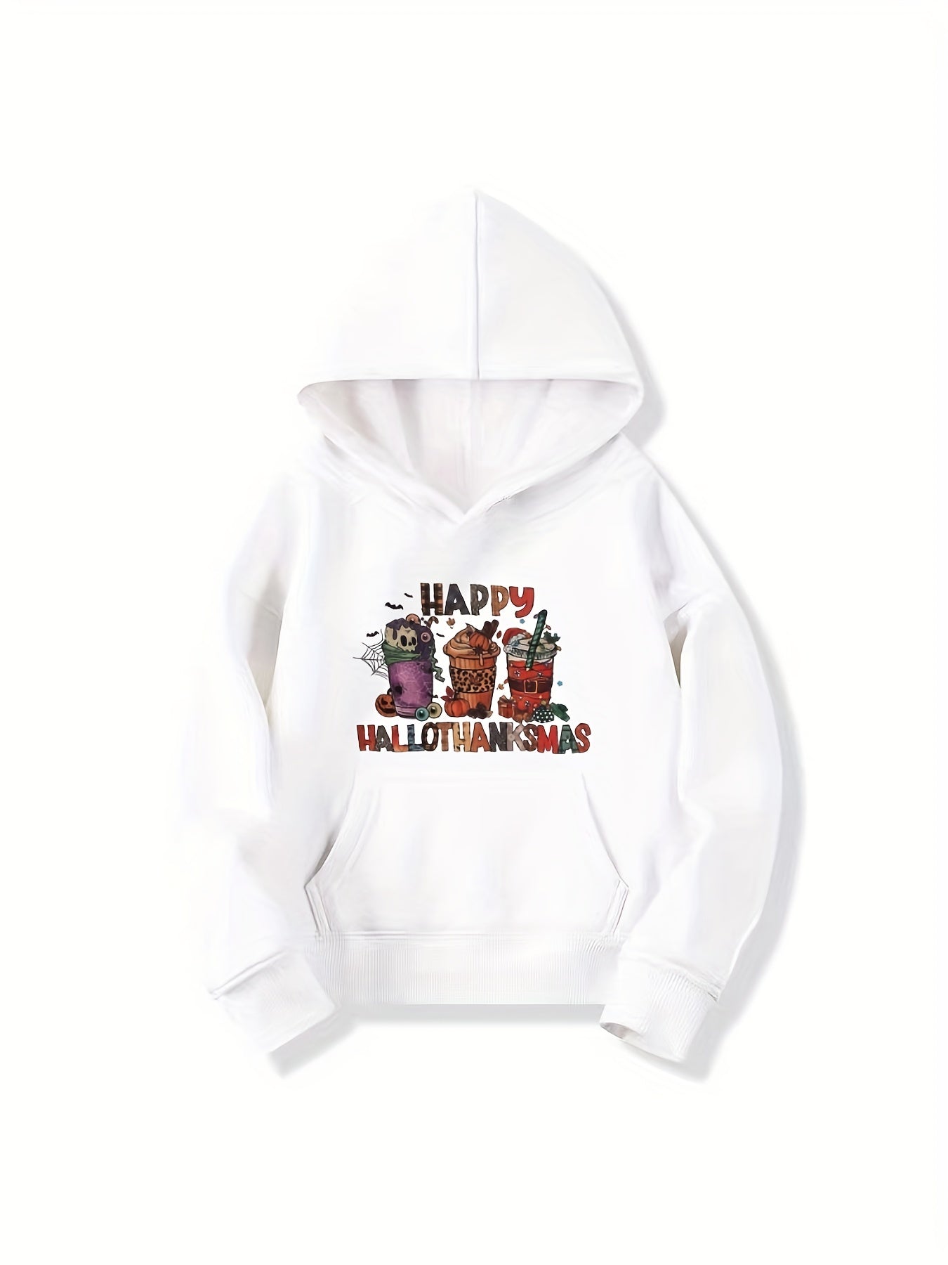 Halloween Girls' Long Sleeve Hoodie Sweatshirt With Pocket